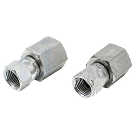 Female JIC Swivel X Female NPT Straight Adapter, 2PK